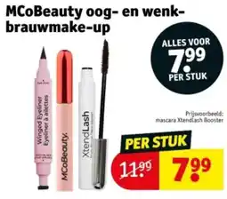 Kruidvat MCoBeauty oog en wenkbrauw make up aanbieding