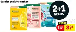 Kruidvat Garnier gezichtsmasker aanbieding