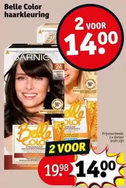 Kruidvat Belle Color haarkleuring aanbieding