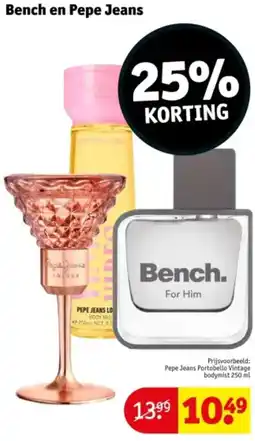 Kruidvat Bench en Pepe Jeans aanbieding