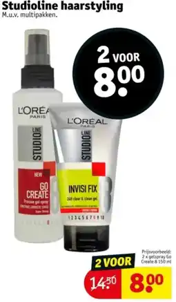 Kruidvat Studioline haarstyling aanbieding