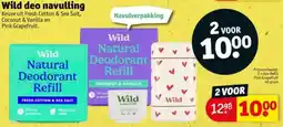 Kruidvat Wild deo navulling aanbieding