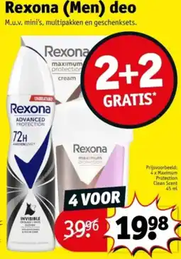Kruidvat Rexona (Men) deo aanbieding