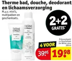 Kruidvat Therme bad, douche, deodorant en lichaamsverzorging aanbieding