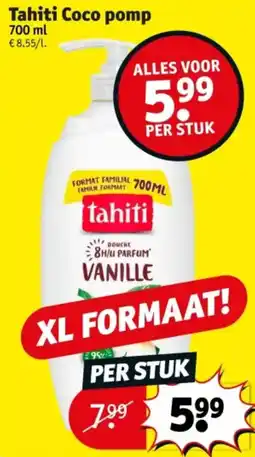 Kruidvat Tahiti Coco pomp aanbieding
