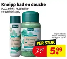 Kruidvat Kneipp bad en douche aanbieding