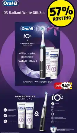Kruidvat Oral-B i03 Radiant White Gift Set aanbieding