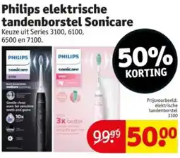 Kruidvat Philips elektrische tandenborstel Sonicare aanbieding