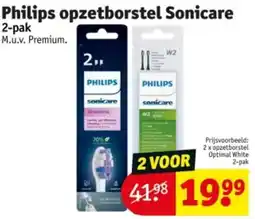 Kruidvat Philips opzetborstel Sonicare aanbieding