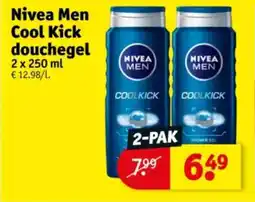 Kruidvat NIVEA men cool kick douchegel aanbieding