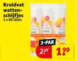 Kruidvat Kruidvat watten- schijfjes aanbieding