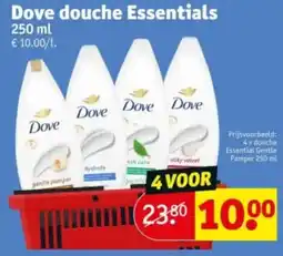 Kruidvat Dove douche essentials aanbieding