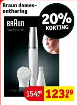 Kruidvat Braun dames- ontharing aanbieding