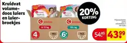 Kruidvat Kruidvat volume doos luiers en luier broekjes aanbieding