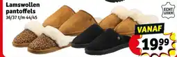 Kruidvat Lamswollen pantoffels aanbieding