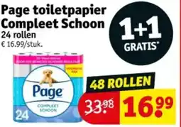 Kruidvat Page toiletpapier compleet schoon aanbieding