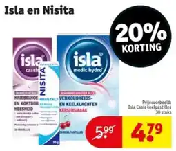 Kruidvat Isla en Nisita aanbieding