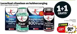 Kruidvat Lucovitaal vitaminen en huidverzorging aanbieding