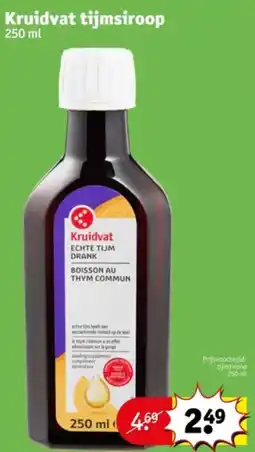 Kruidvat Kruidvat Tijmsiroop aanbieding