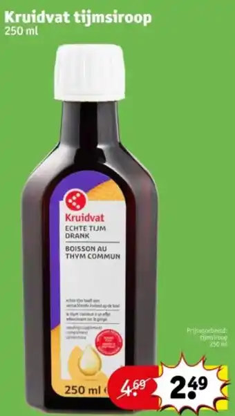 Kruidvat Kruidvat Tijmsiroop aanbieding