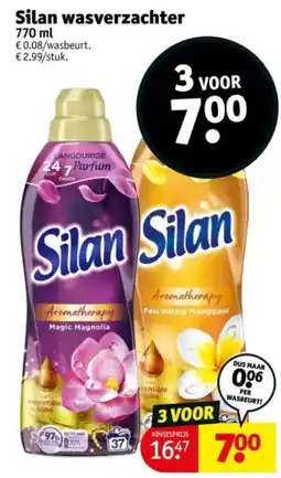 Kruidvat Silan wasverzachter aanbieding