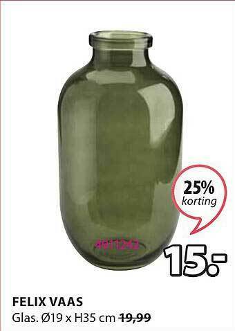 Jysk Felix Vaas aanbieding