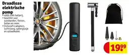 Kruidvat Draadloze elektrische pomp aanbieding