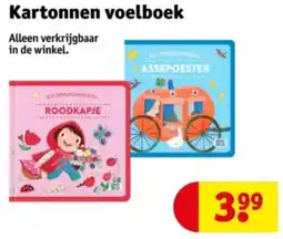 Kruidvat Kartonnen voelboek aanbieding