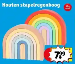 Kruidvat Houten stapelregenboog aanbieding