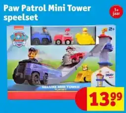 Kruidvat Paw Patrol Mini Tower speelset aanbieding