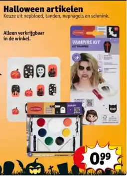 Kruidvat Halloween artikelen aanbieding