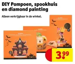 Kruidvat DIY Pompoen, spookhuis en diamond painting aanbieding