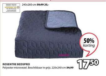 Jysk Rosentre Bedsprei aanbieding