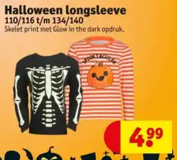 Kruidvat Halloween longsleeve aanbieding