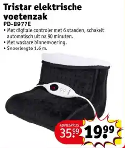 Kruidvat Tristar elektrische voetenzak PD-8977E aanbieding