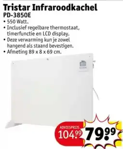 Kruidvat Tristar Infraroodkachel PD-3850E aanbieding