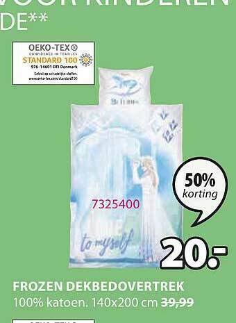 Jysk Frozen Dekbedovertrek aanbieding