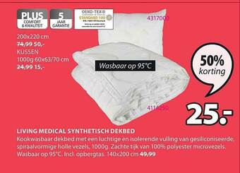 Jysk Living Medical Synthetisch Dekbed aanbieding