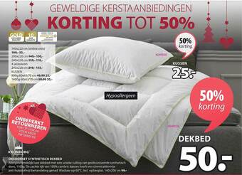 Jysk Okshornet Synthetisch Dekbed aanbieding