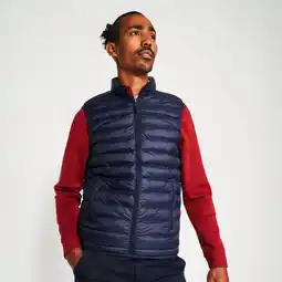 Decathlon Bodywarmer voor golf heren MW500 marineblauw aanbieding