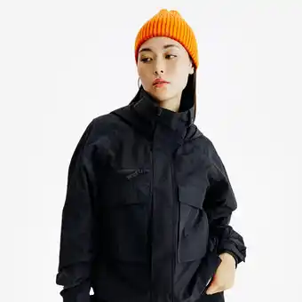 Decathlon Cropped damesjack zwart aanbieding
