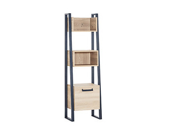 Deba Meubelen Boekenkast IRONY - Blank Eik Hout aanbieding