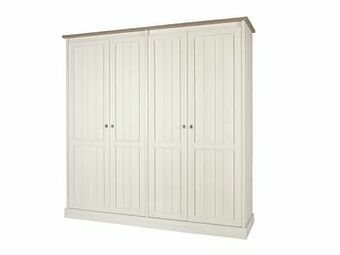 Deba Meubelen Kleerkast YORK - Lariks & Crystal oak beige Beige aanbieding