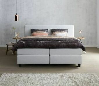 Deba Meubelen Boxspring BOX 24 incl. matras - Clay Grijs aanbieding