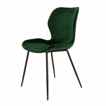 Deba Meubelen Stoel 3738 - Velvet groen Groen aanbieding