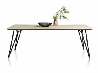 Deba Meubelen Eetkamertafel VIK - Natuur Hout aanbieding