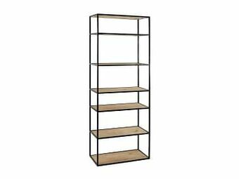 Deba Meubelen Rek ESZENTIAL - Zwart/naturel Hout aanbieding
