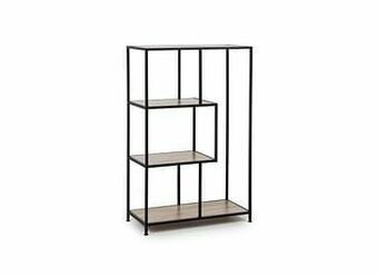 Deba Meubelen Decoratief rek ROMY - Hout/metaal Multicolor aanbieding