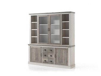 Kast buffetkast VERNON - Silver Alaska Hout
