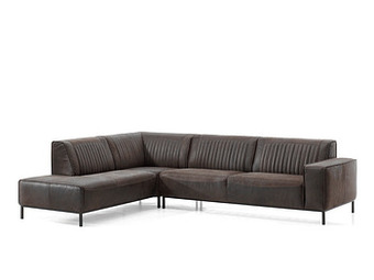 Deba Meubelen Zetel Hoeksalon SPITFIRE - Cowboy Choco Bruin aanbieding